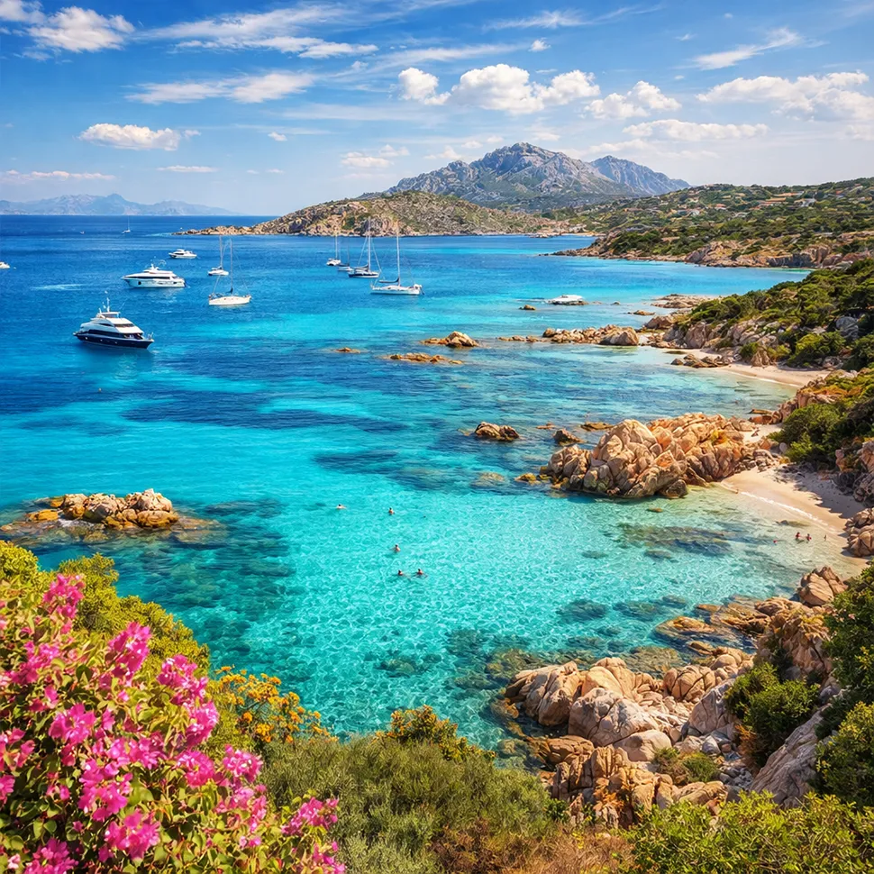 Costa Smeralda coastline