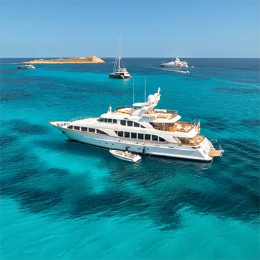 La Maddalena boats and sea
